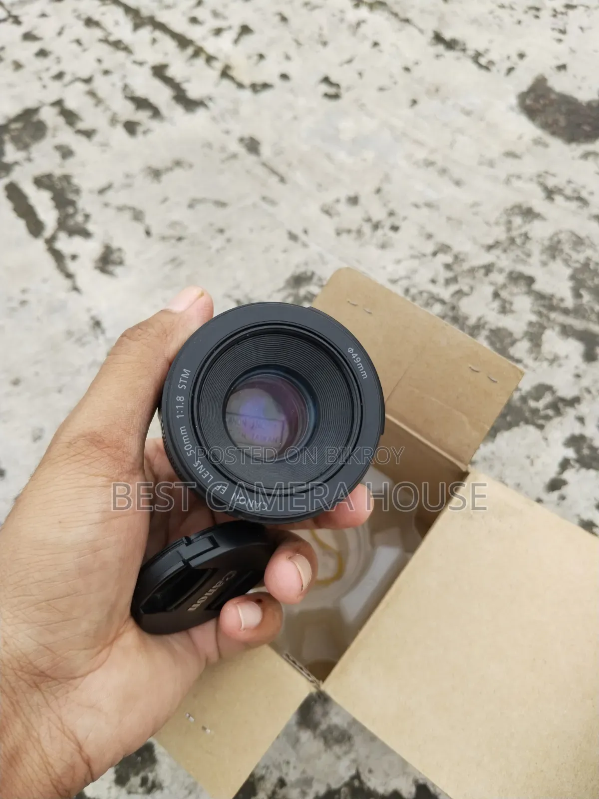 ক্যানন ৫০ মিমি এসটিএম প্রাইম ফুল ফ্রেশ বক্সসহ