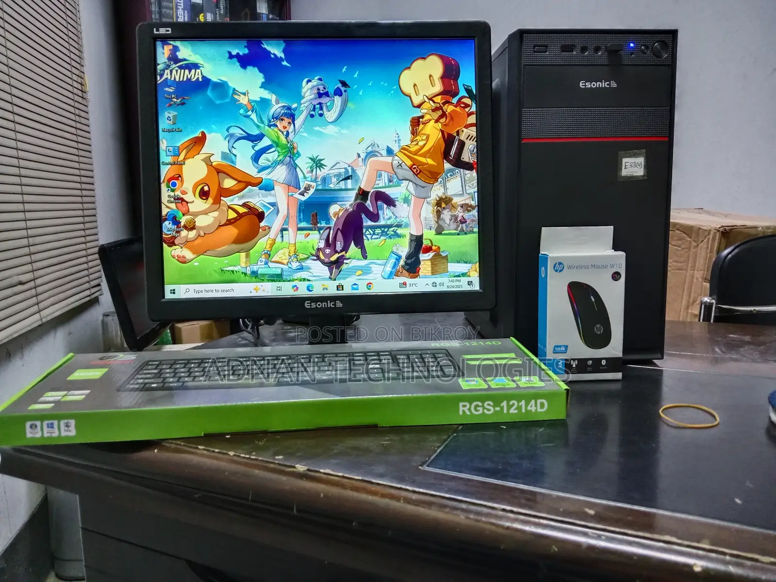 Desktop Computer 4GB Intel Core I3 HDD 500GB