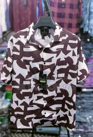 Japan Tissue Premium Drop Shoulder Printed Casual Shirt
