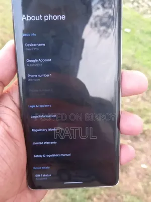 Google Pixel 7 Pro 256 GB White
