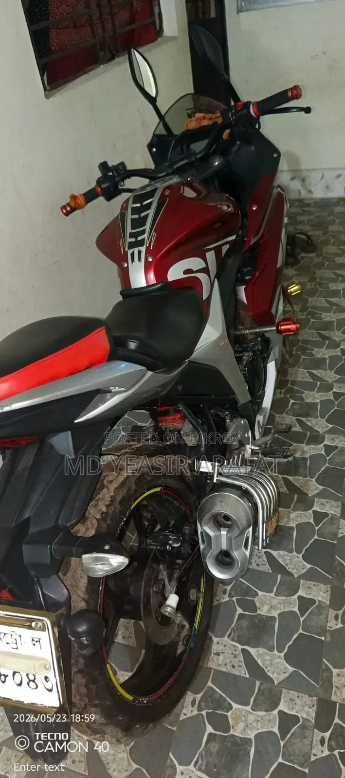 Suzuki Gixxer SF FI 2022 Pink