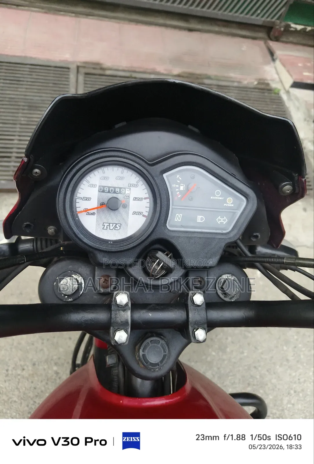 TVS Metro 2018 Red