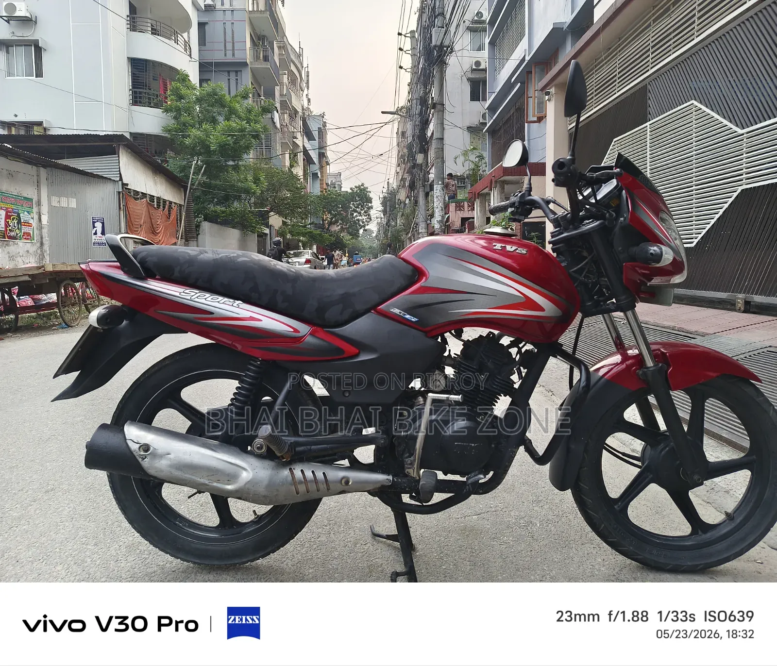 TVS Metro 2018 Red