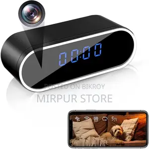 Table Clock Wifi Spy Ip Camera 1080p