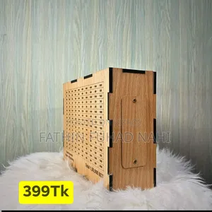 Premium Wooden Savings Box