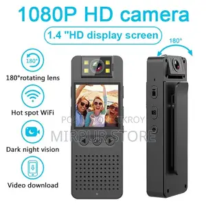 Wifi Camera Screen Display With Night Vision Video Ir Body Camera Cs06