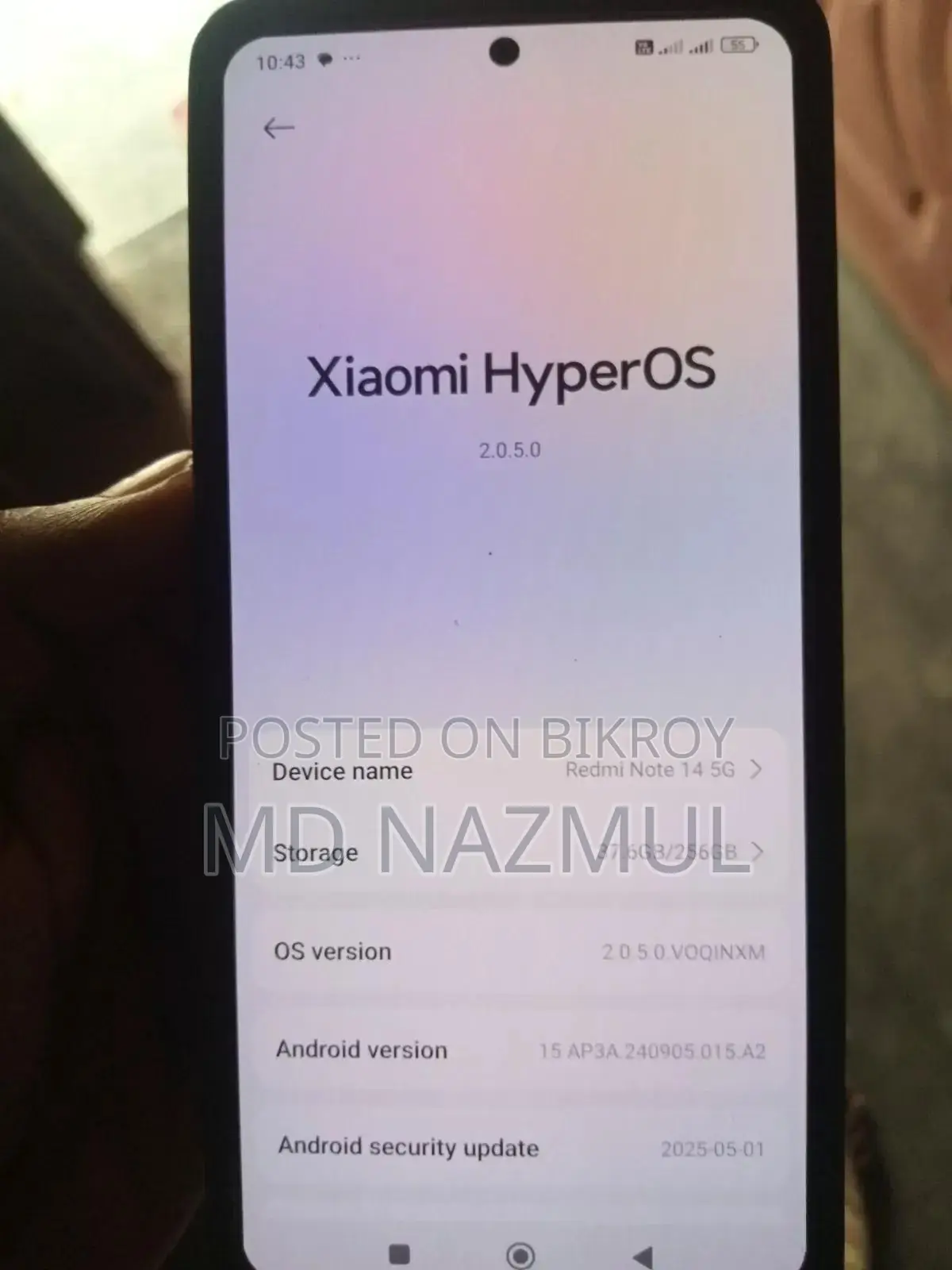 Xiaomi Redmi Note 14 5G 256 GB Black