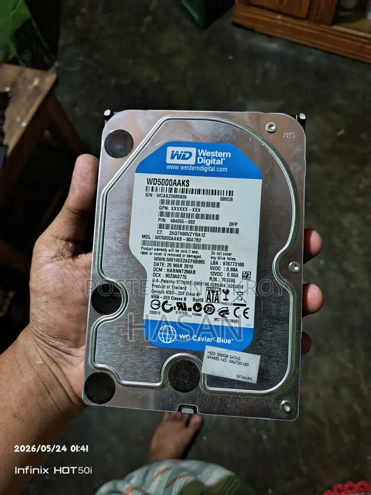 500 Gb Hdd For Sell