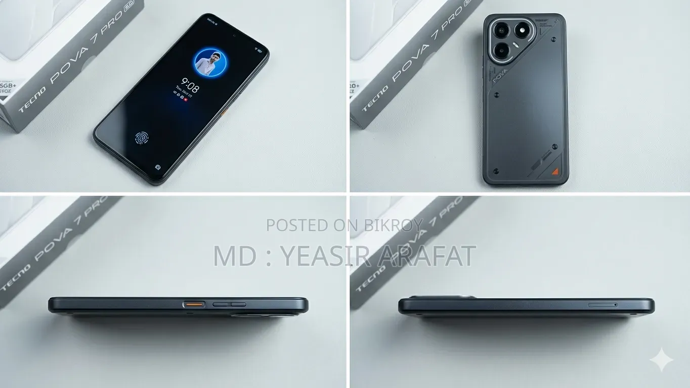 Tecno Pova 7 Pro 5G 256 GB Black