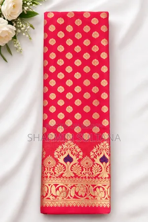 বেনারসি কাতান শাড়ি