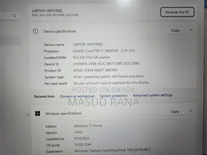 New Laptop Asus ROG Strix G16 G614 16GB Intel Core I7 SSD 1T