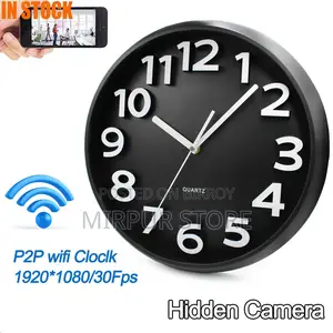 Wall Clock Wi-fi Spy Ip Camera
