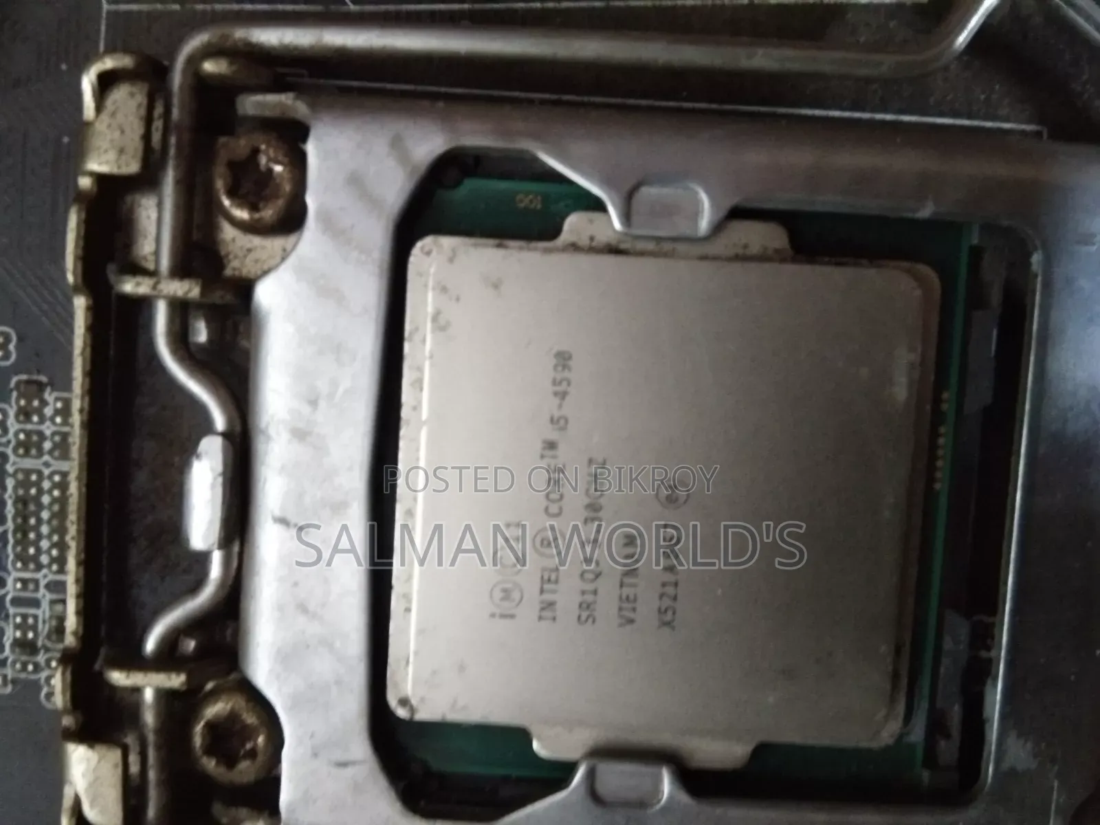 Computer Motherboard + Processor