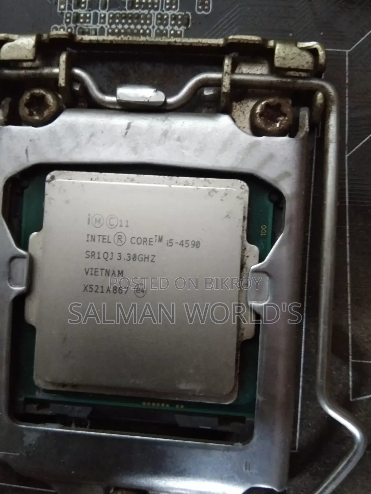 Computer Motherboard + Processor