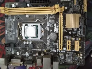 Computer Motherboard + Processor