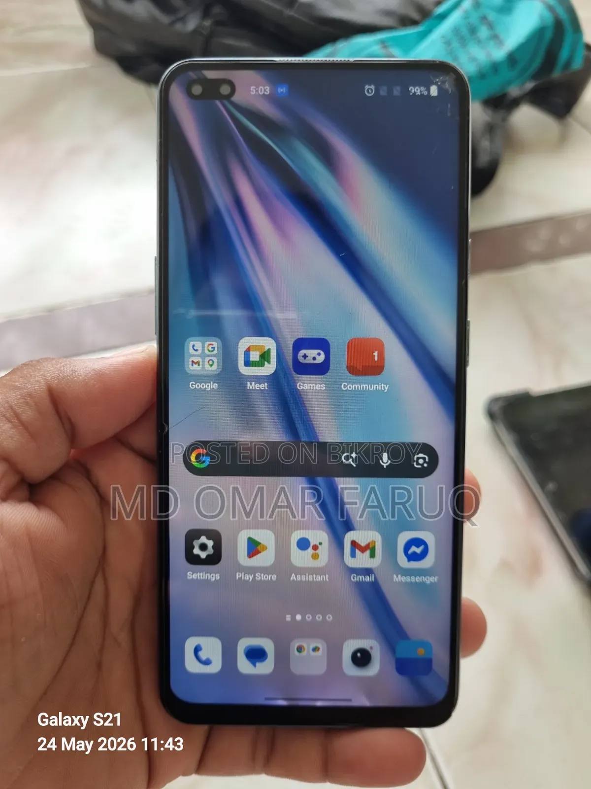 OnePlus Nord 128 GB Blue