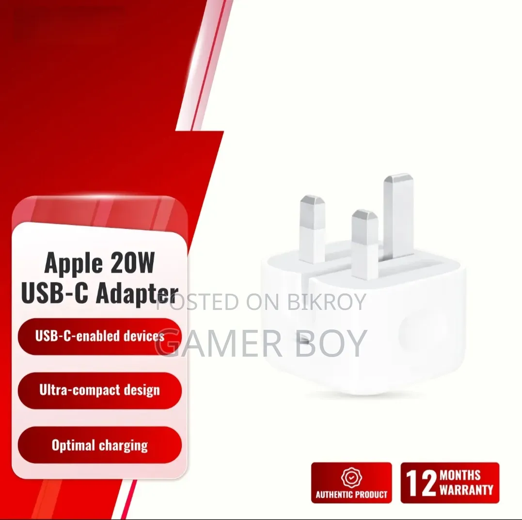 Apple 20watt Type C Charger (Brand New)