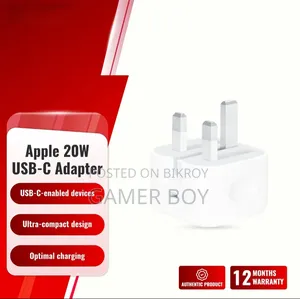 Apple 20watt Type C Charger (Brand New)