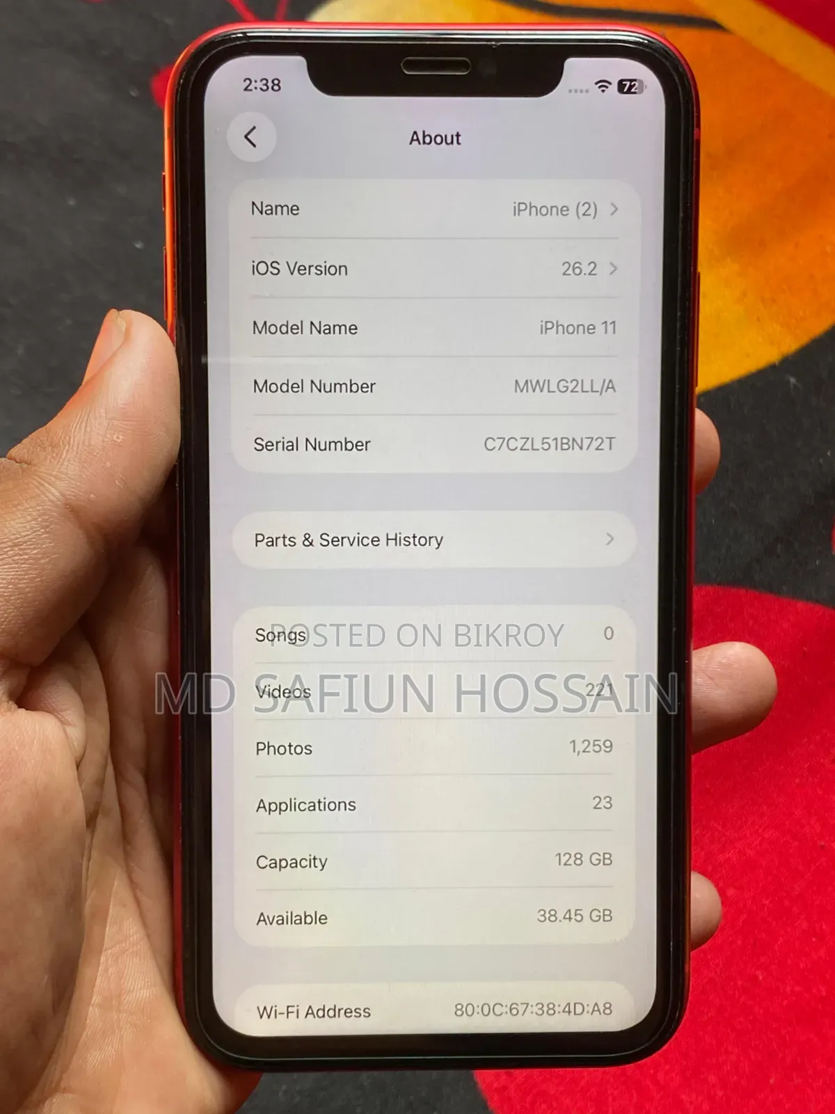 Apple iPhone 11 128 GB Red