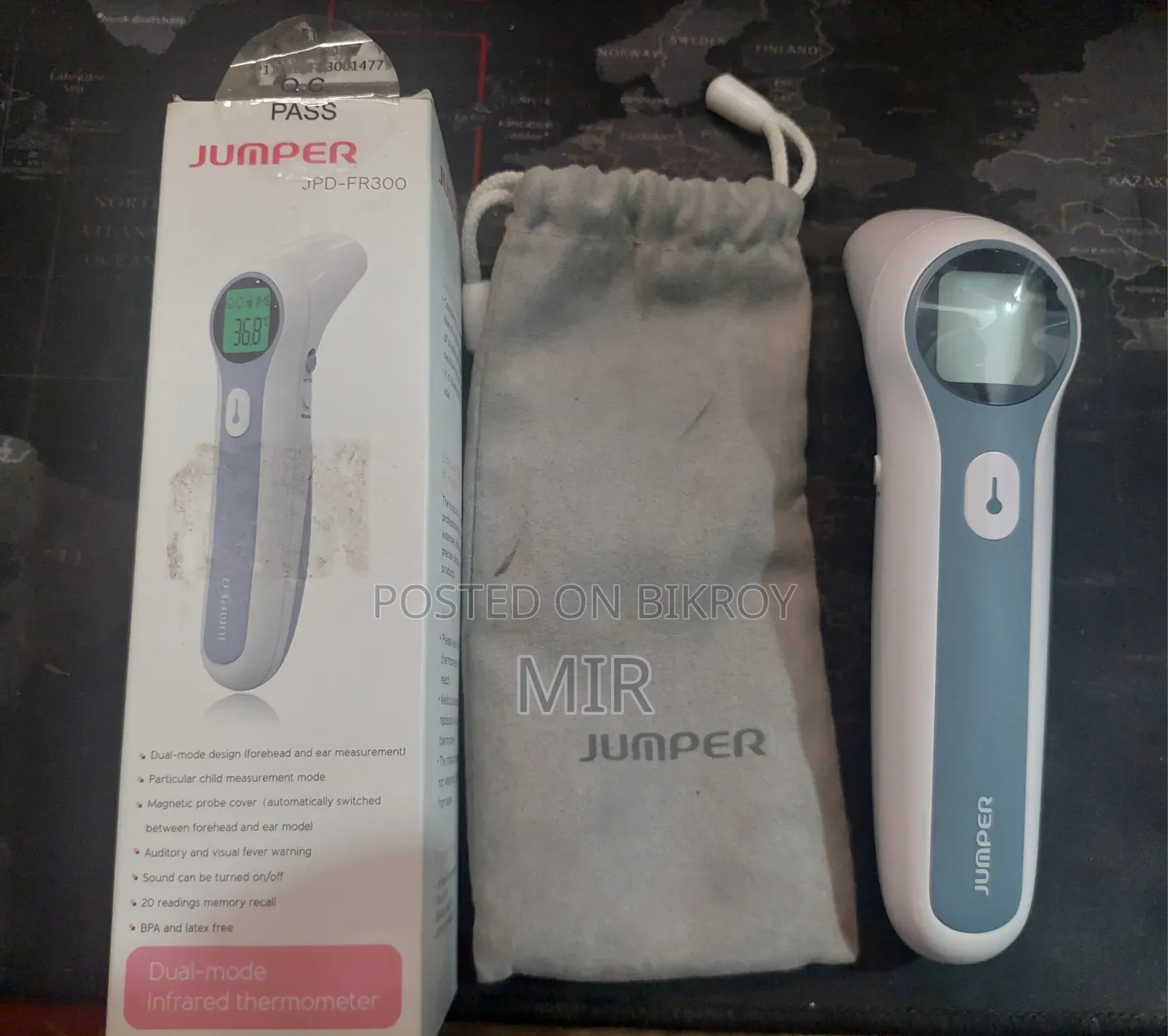Original Jumper Dual-Mode Infrared Thermometer (Forehead Ear)