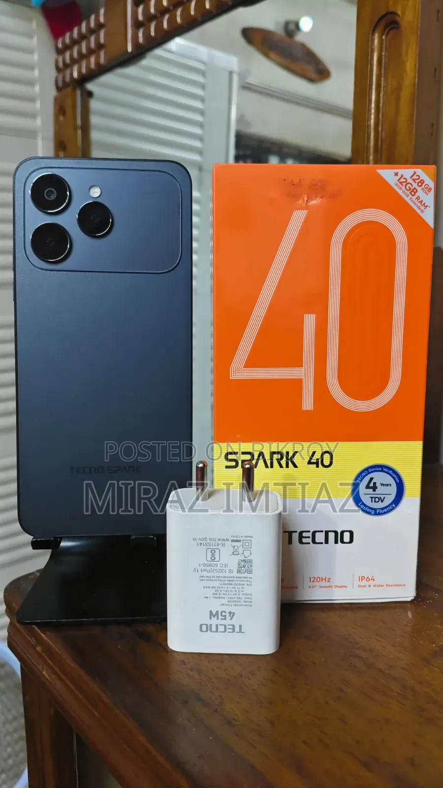 Tecno Spark 40 128 GB Black