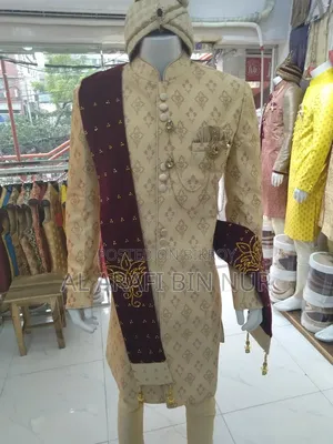 Premium Banarasi Katan Sherwani Set