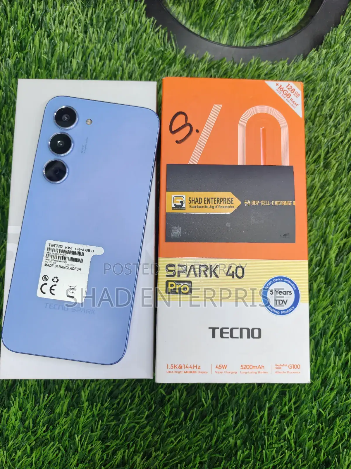 Tecno Spark 40 Pro ১২৮ জিবি নীল