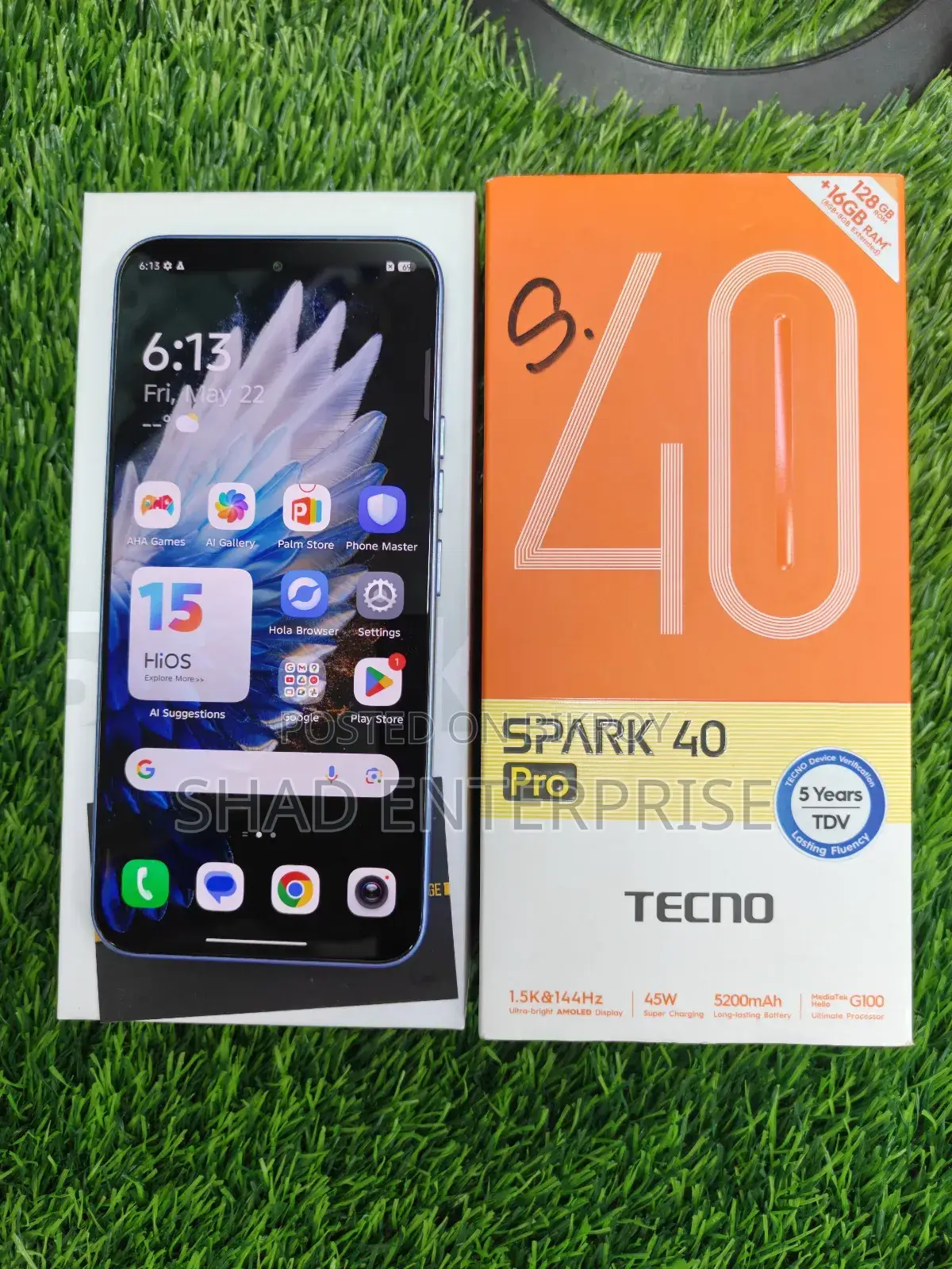 Tecno Spark 40 Pro ১২৮ জিবি নীল