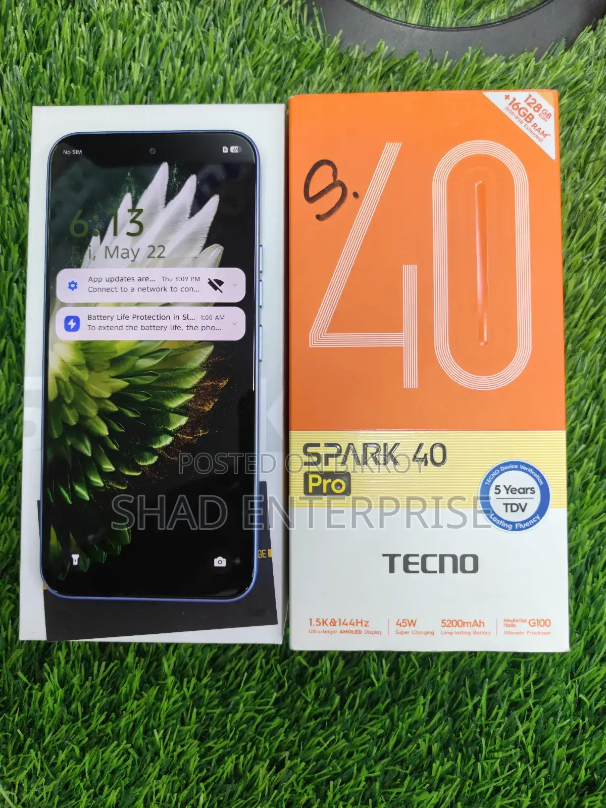 Tecno Spark 40 Pro ১২৮ জিবি নীল