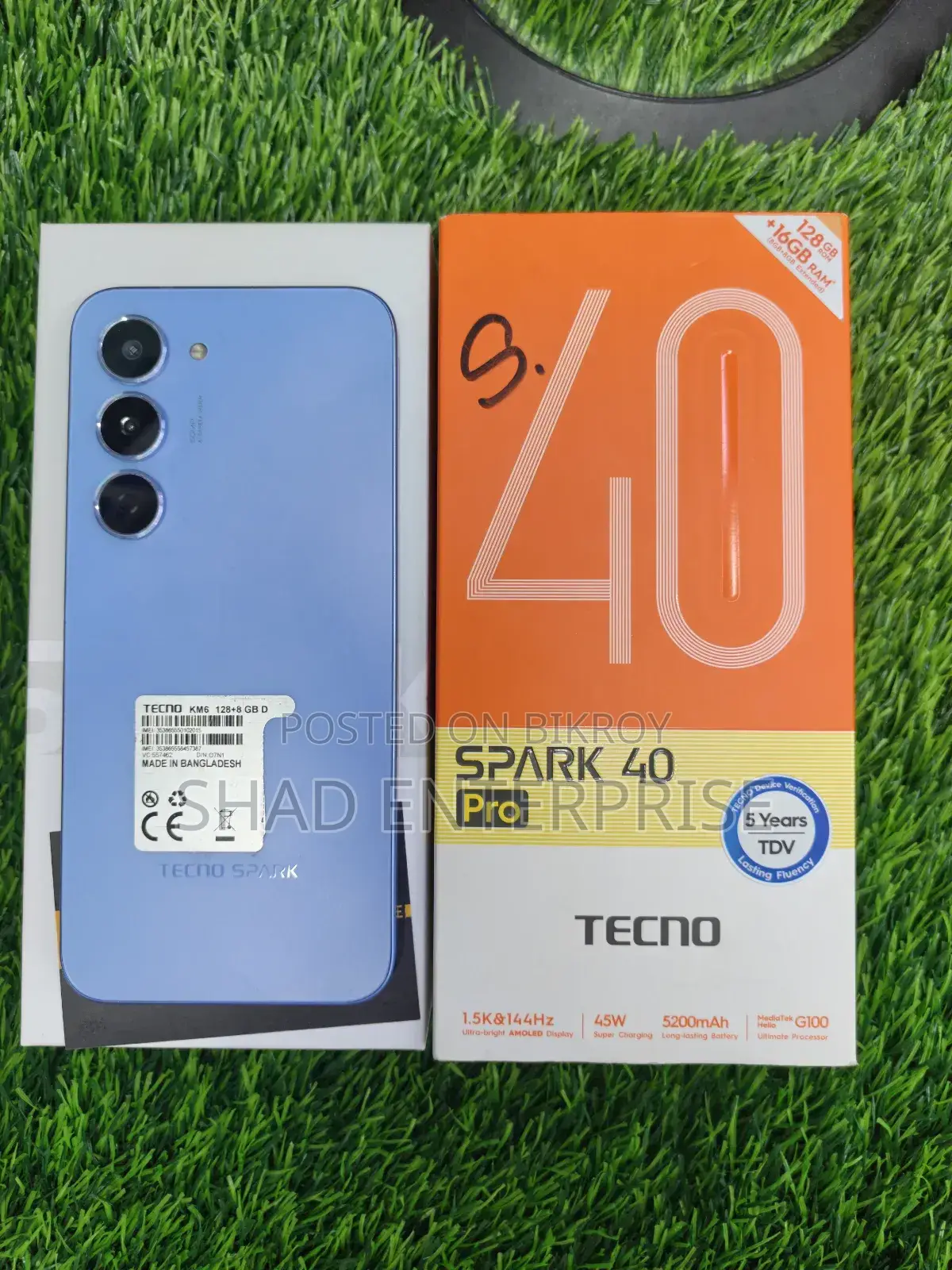 Tecno Spark 40 Pro ১২৮ জিবি নীল