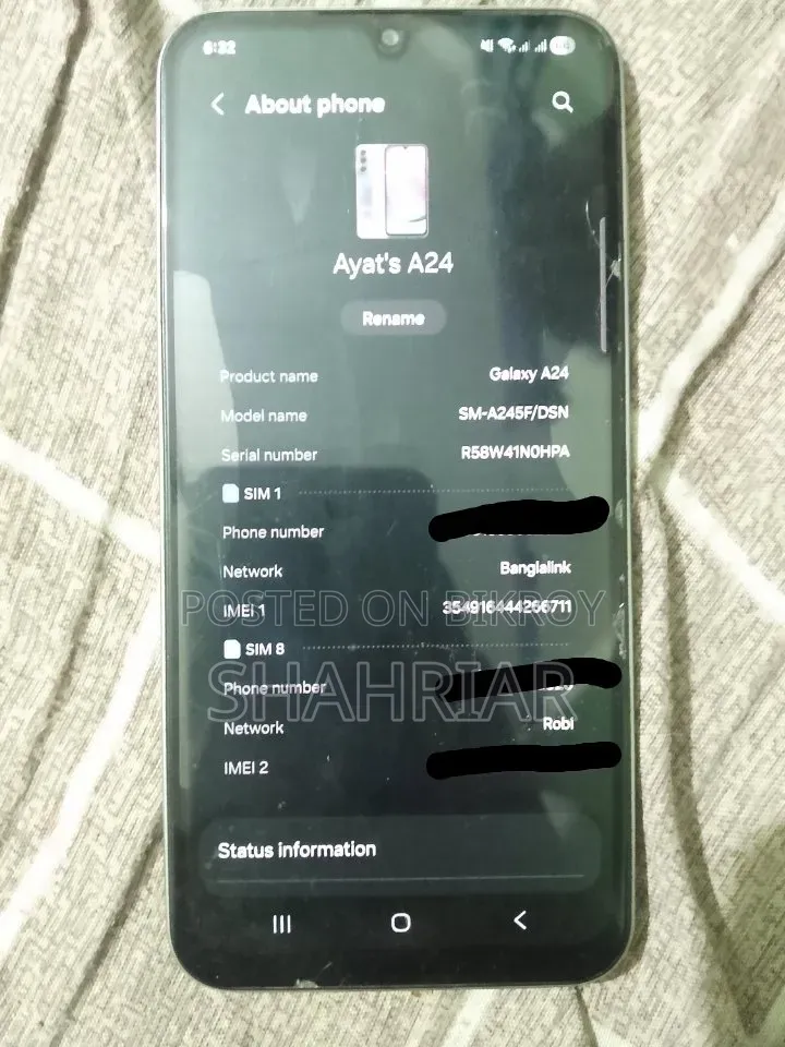 Samsung Galaxy A24 128 GB Gray