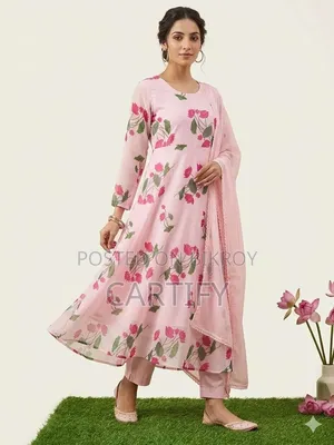 Georgette Three Piece