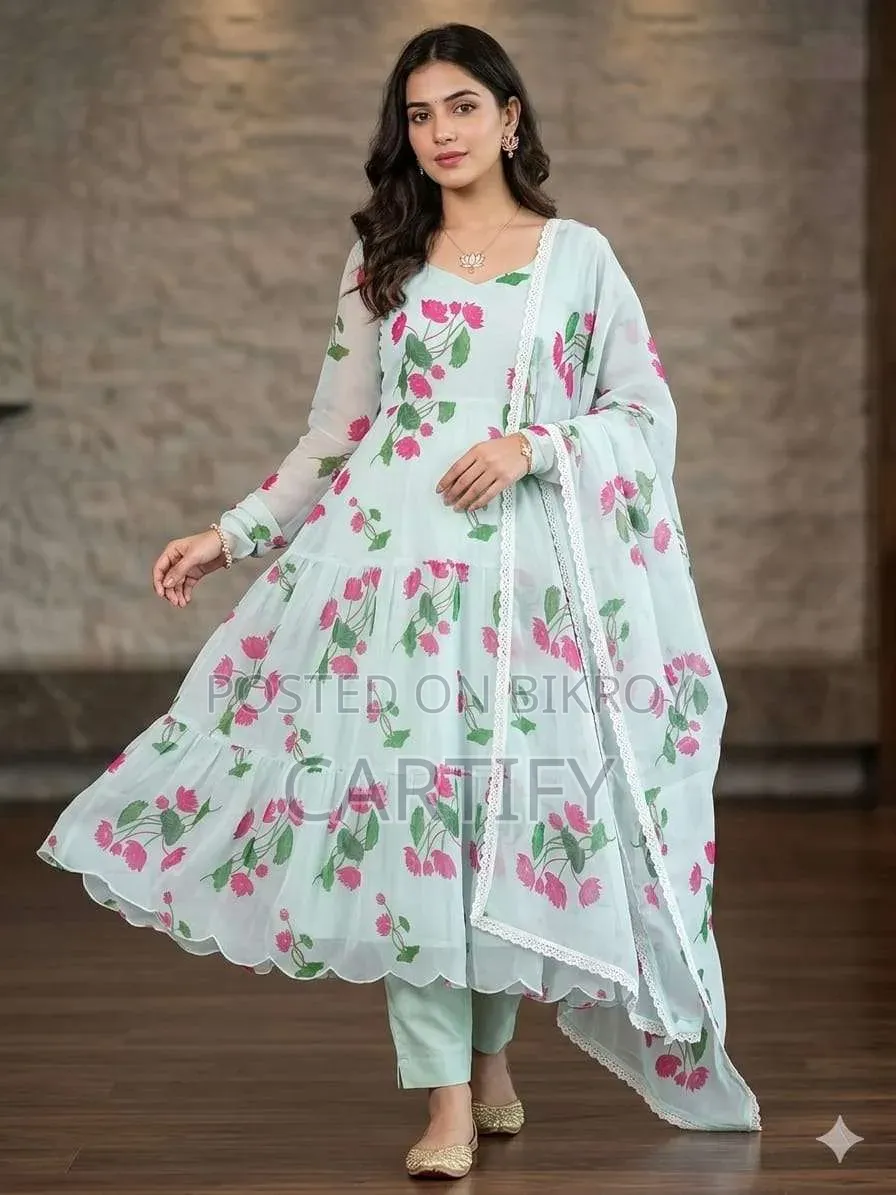 Georgette Three Piece