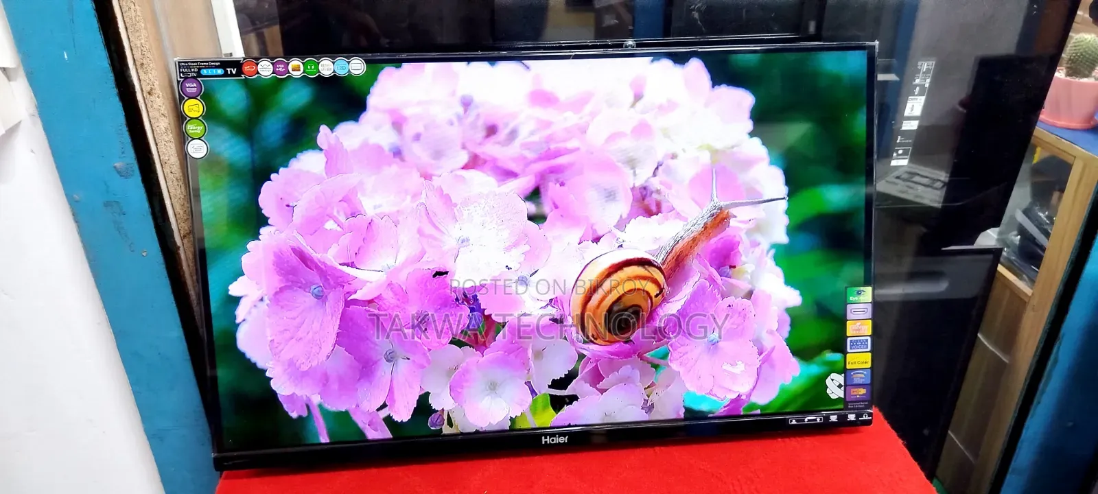 Haier 32" Inch Android Smart Frameless Voice Control Full HD TV