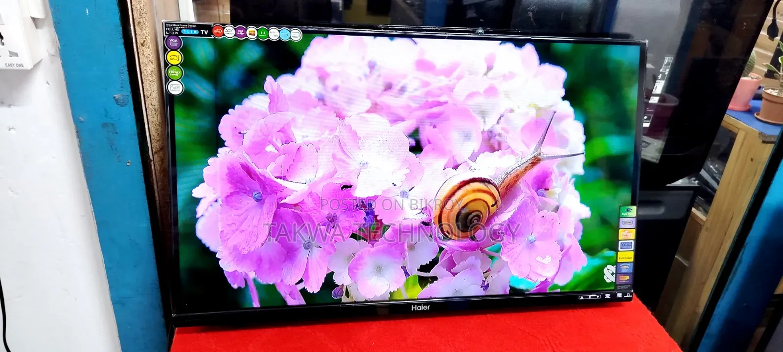 Haier 32" Inch Android Smart Frameless Voice Control Full HD TV