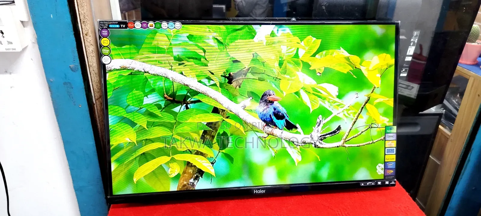 Haier 32" Inch Android Smart Frameless Voice Control Full HD TV