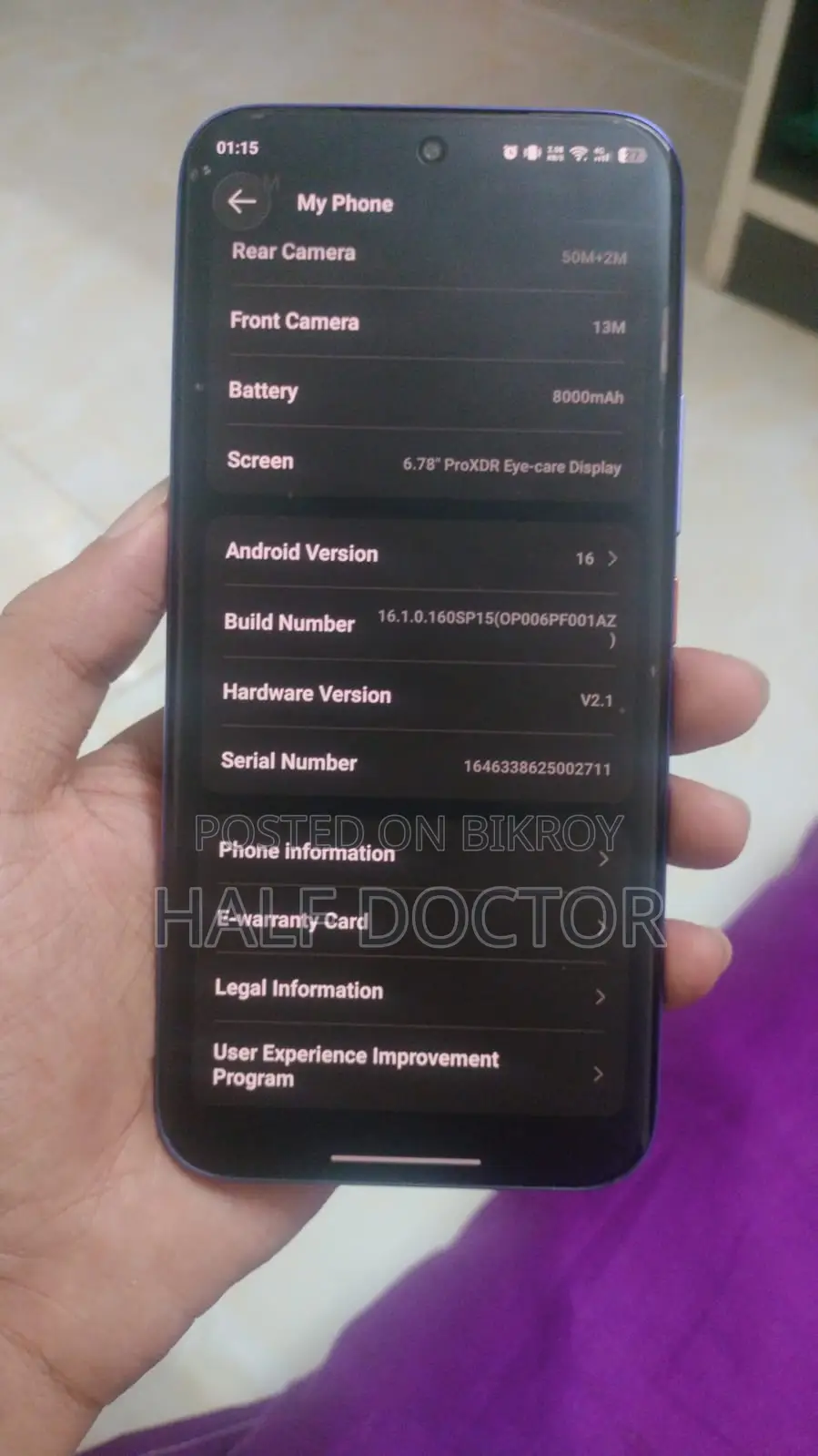 Tecno Pova Curve 2 256 GB Purple