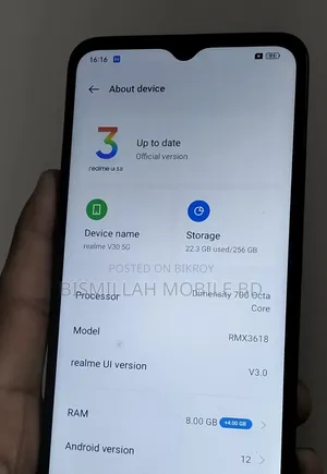 Realme V30 128 GB Black