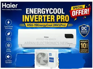 Haier Inverter Ac 1.5 Ton টেকসই কম্প্রেসর ও দীর্ঘস্থায়ী পারফরম্যান্স