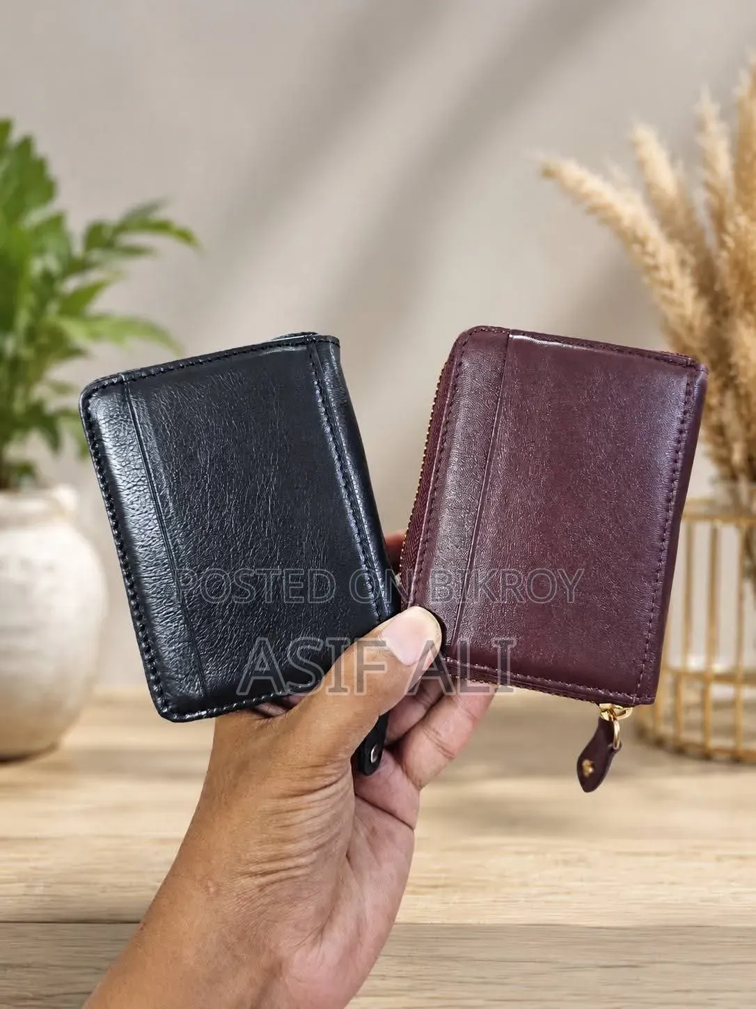 Card Holder Wallet 100% Premium Genuine Cow Leather