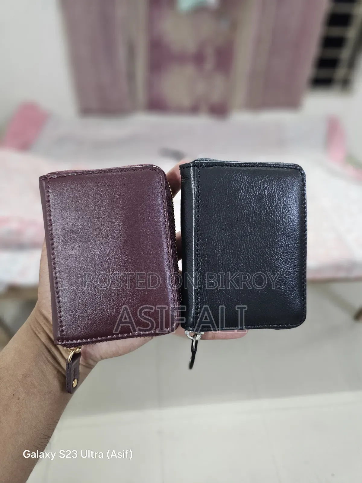 Card Holder Wallet 100% Premium Genuine Cow Leather