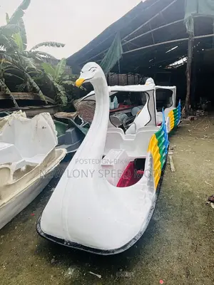 Fiberglass Swan Paddleboat