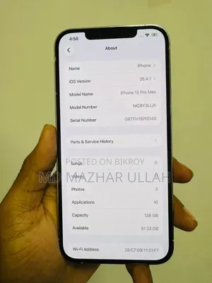 Apple iPhone 12 Pro Max 128 GB White