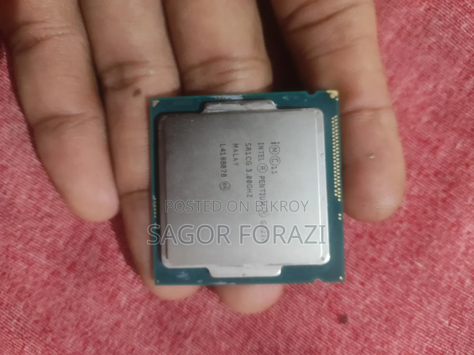 Processor Intel Pentium G3220 Sr1cg 3.00ghz Malay