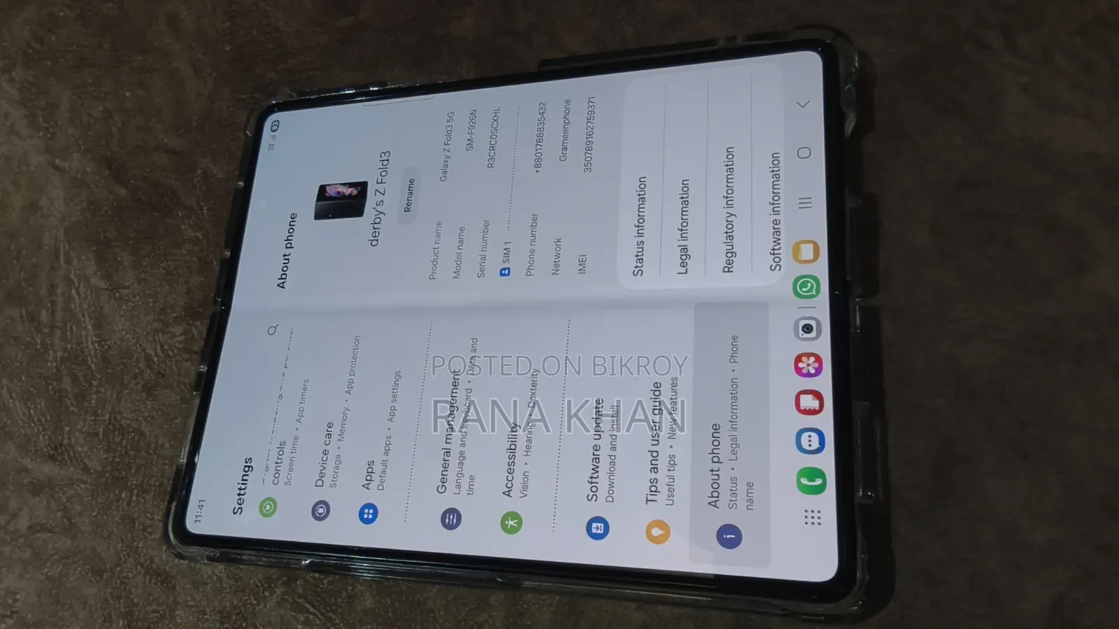 Samsung Galaxy Fold 512 GB Black