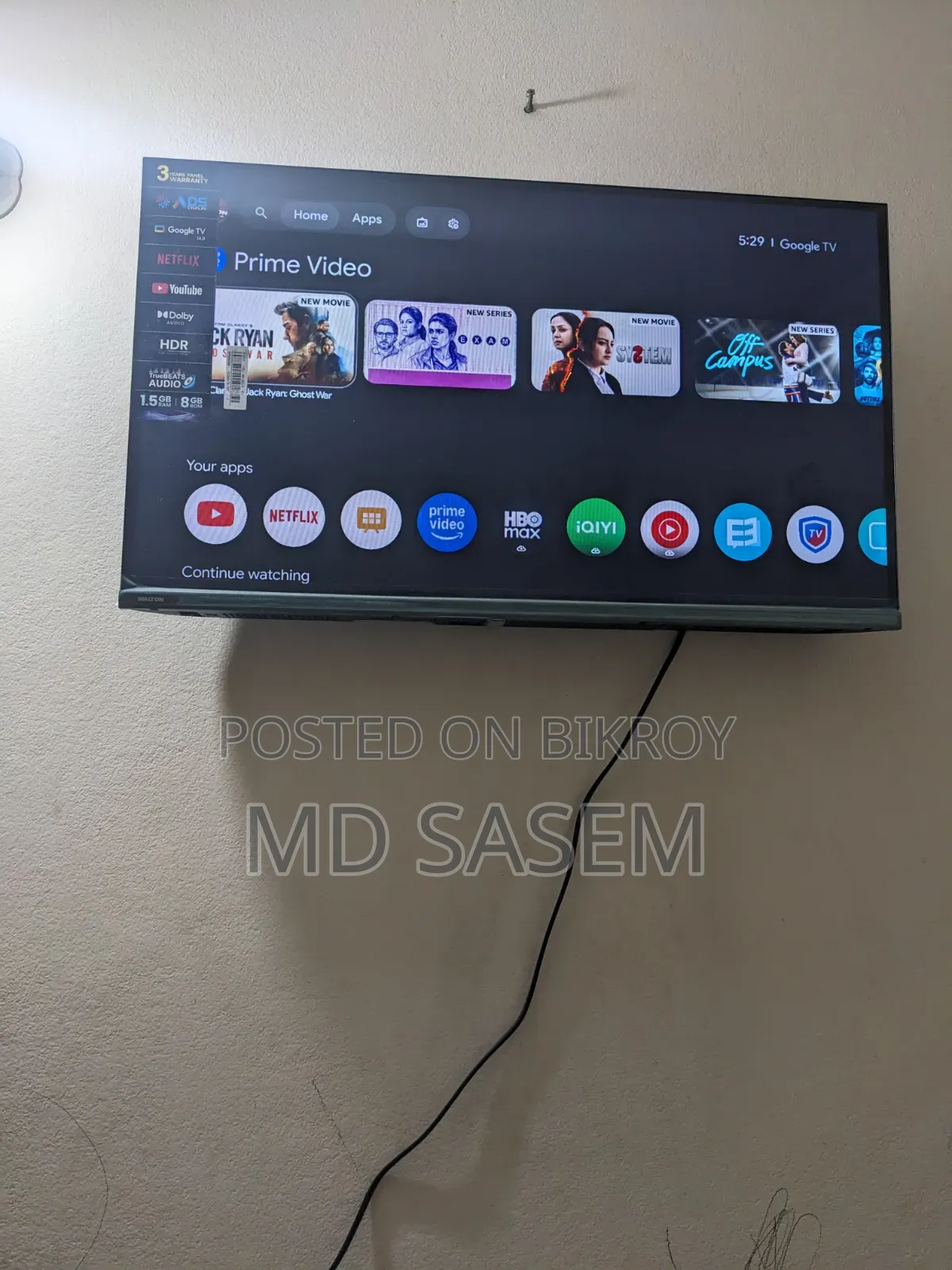 Walton Google Tv