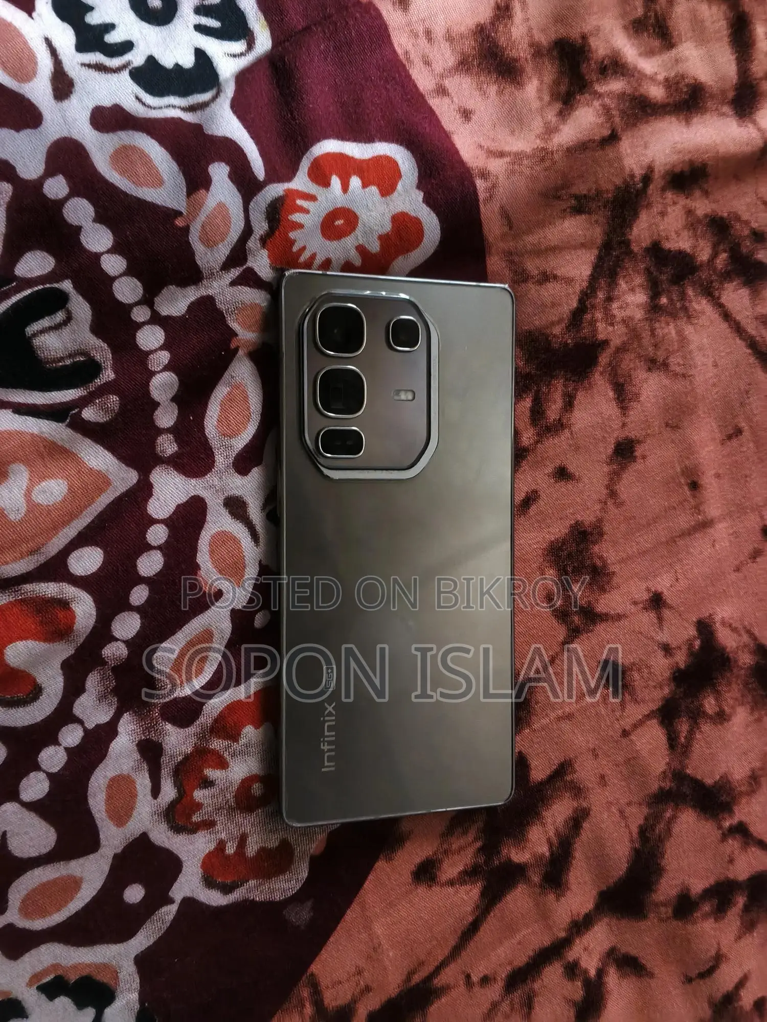 ইনফিনিক্স নোট ৫০ প্রো+ ২৫৬ জিবি গ্রে