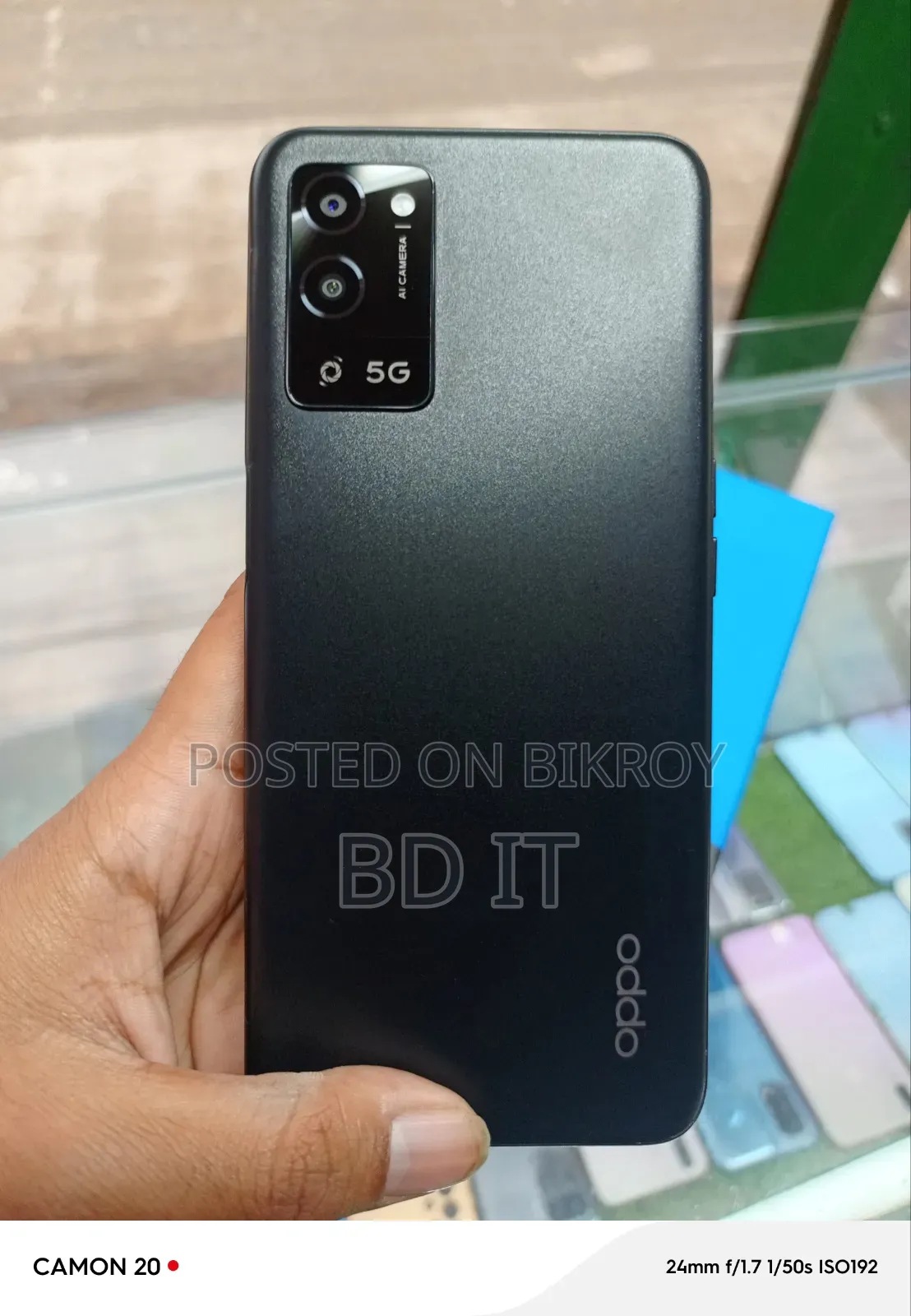 New Oppo A56 5G 256 GB Black