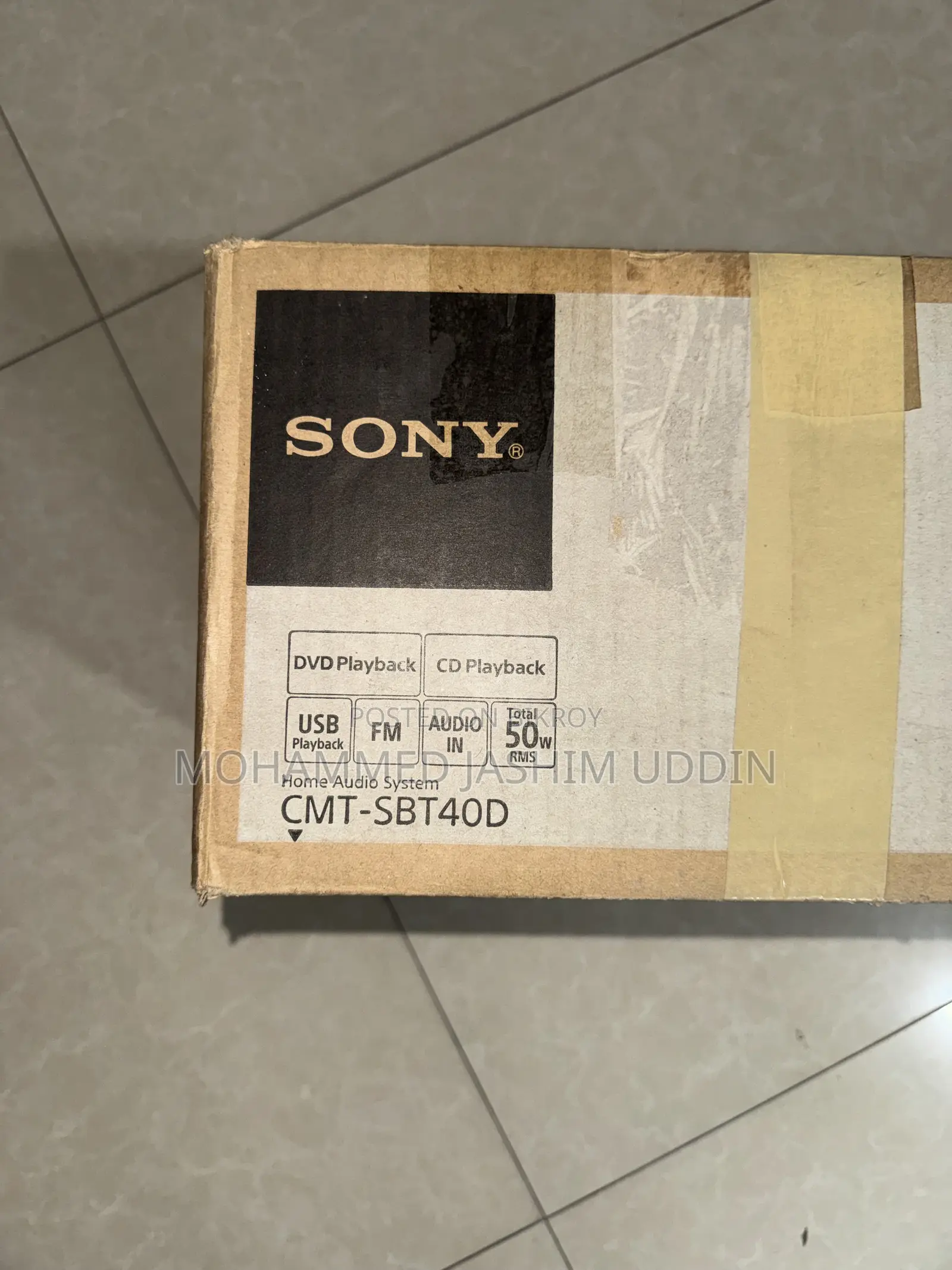 Sony Cmt-sbt40d