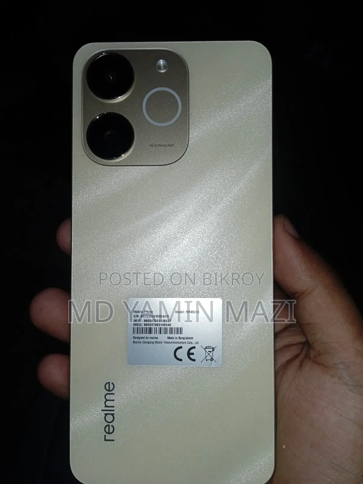 Realme Note 70T 128 GB Rose Gold